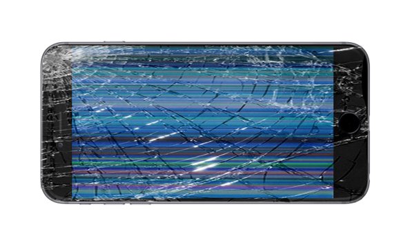 broken iphone screen