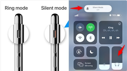 Iphone Volume settings